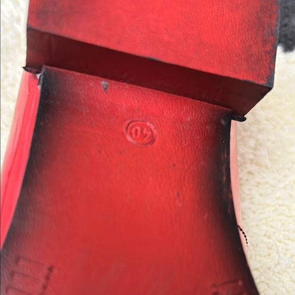 GEROTTI Red Italian Loafers, Tassels, Slip-ons, Size 9 (EU 40) - Picture 9 of 9